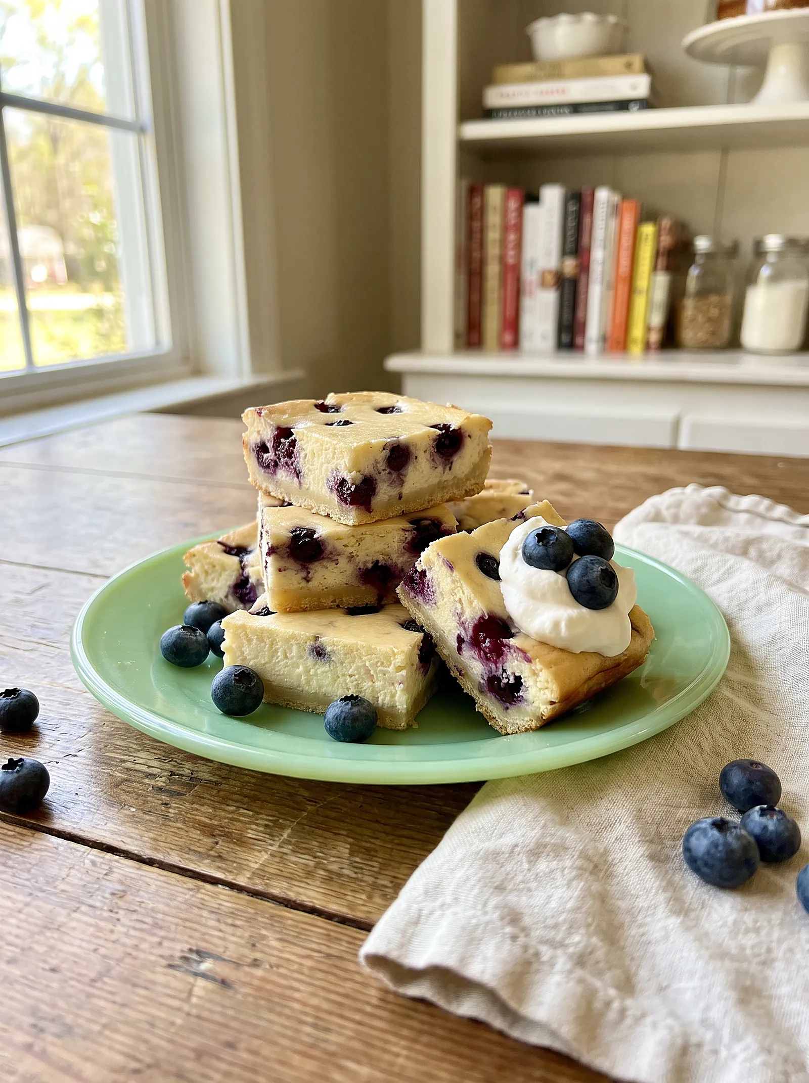 Blueberry Cheesecake Bars