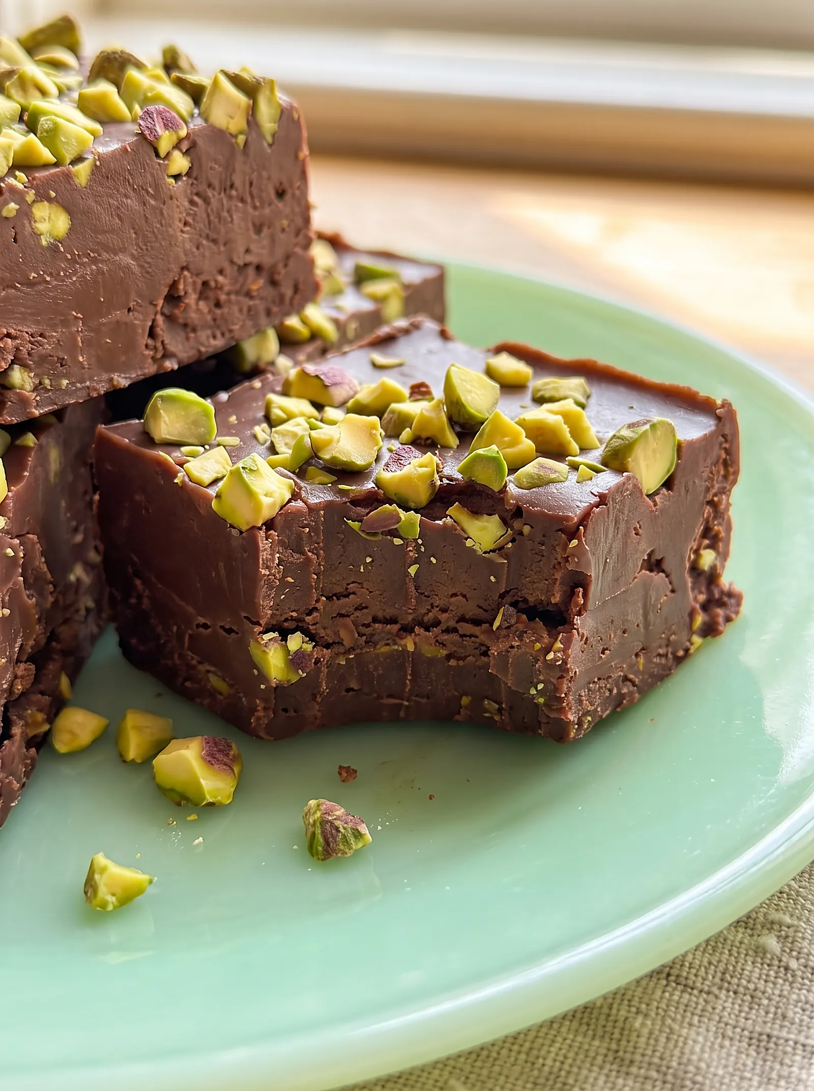 Chocolate Pistachio Fudge - photo 2