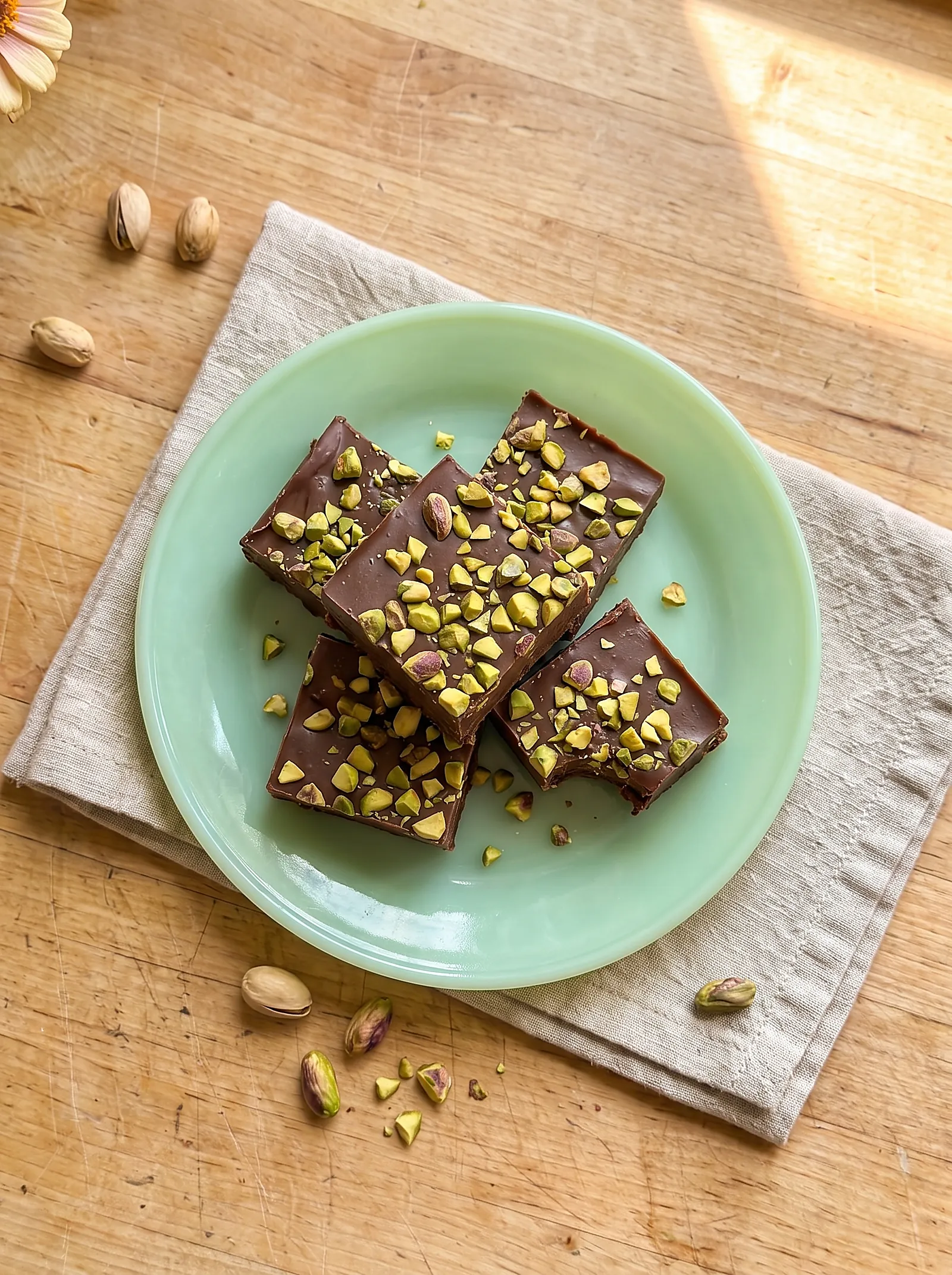 Chocolate Pistachio Fudge - photo 3