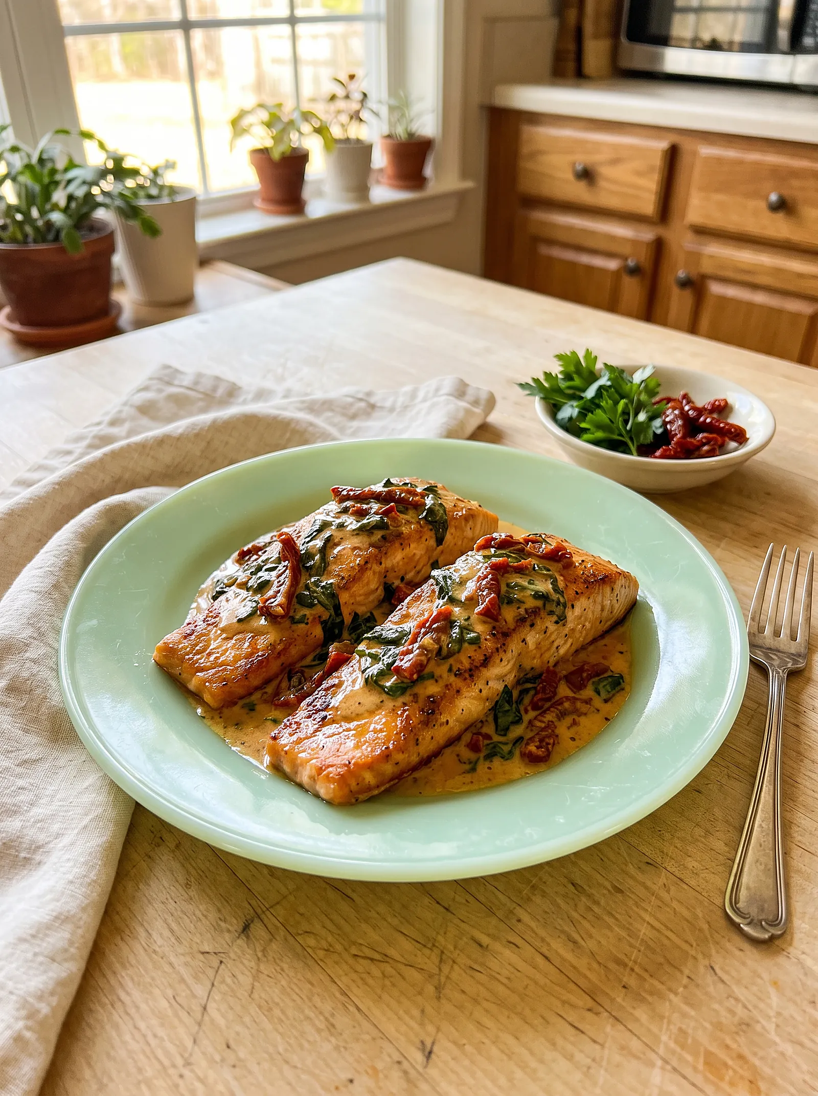 Creamy Tuscan Salmon
