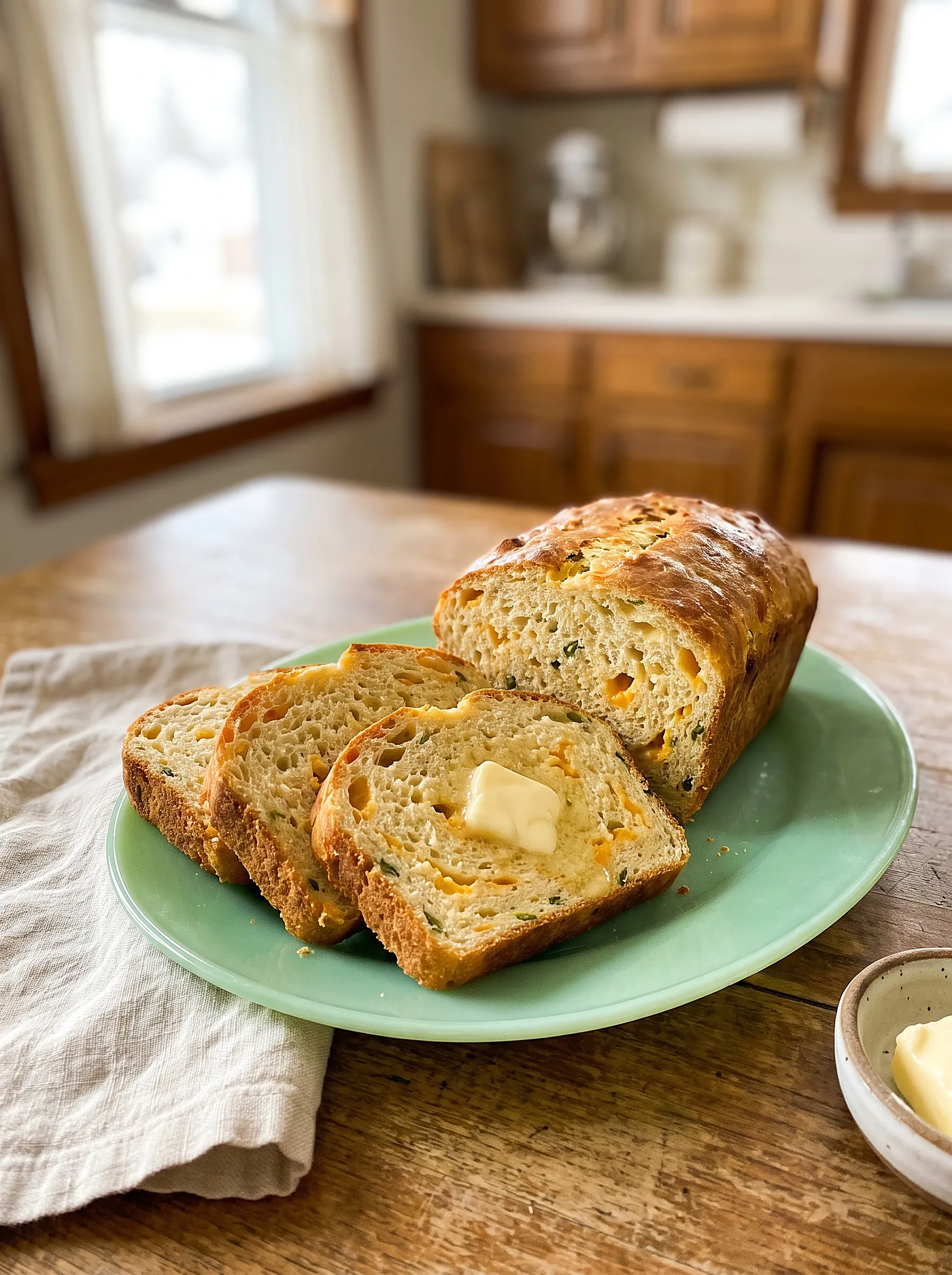 Jalapeño Cheddar Cottage Cheese Bread