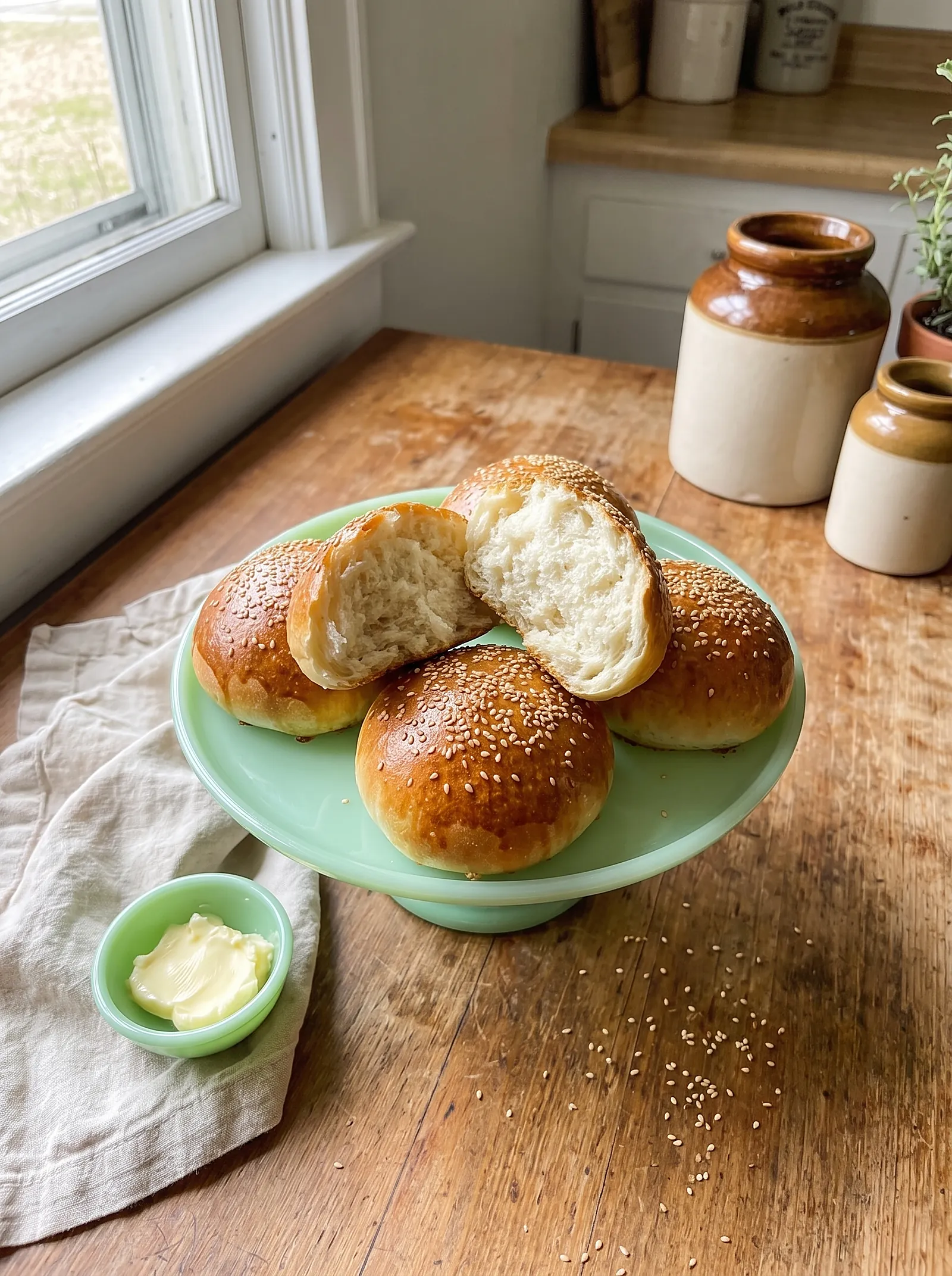 No-Flour Potato Protein Buns - photo 3